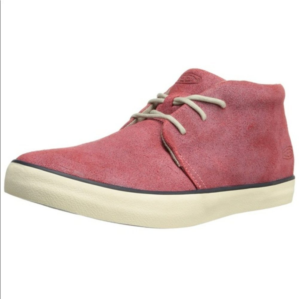 KEEN Santa Cruz Leather Suede Coral Shoes